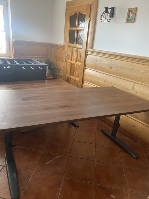 Biurko regulowane recznie Kolor dębowy