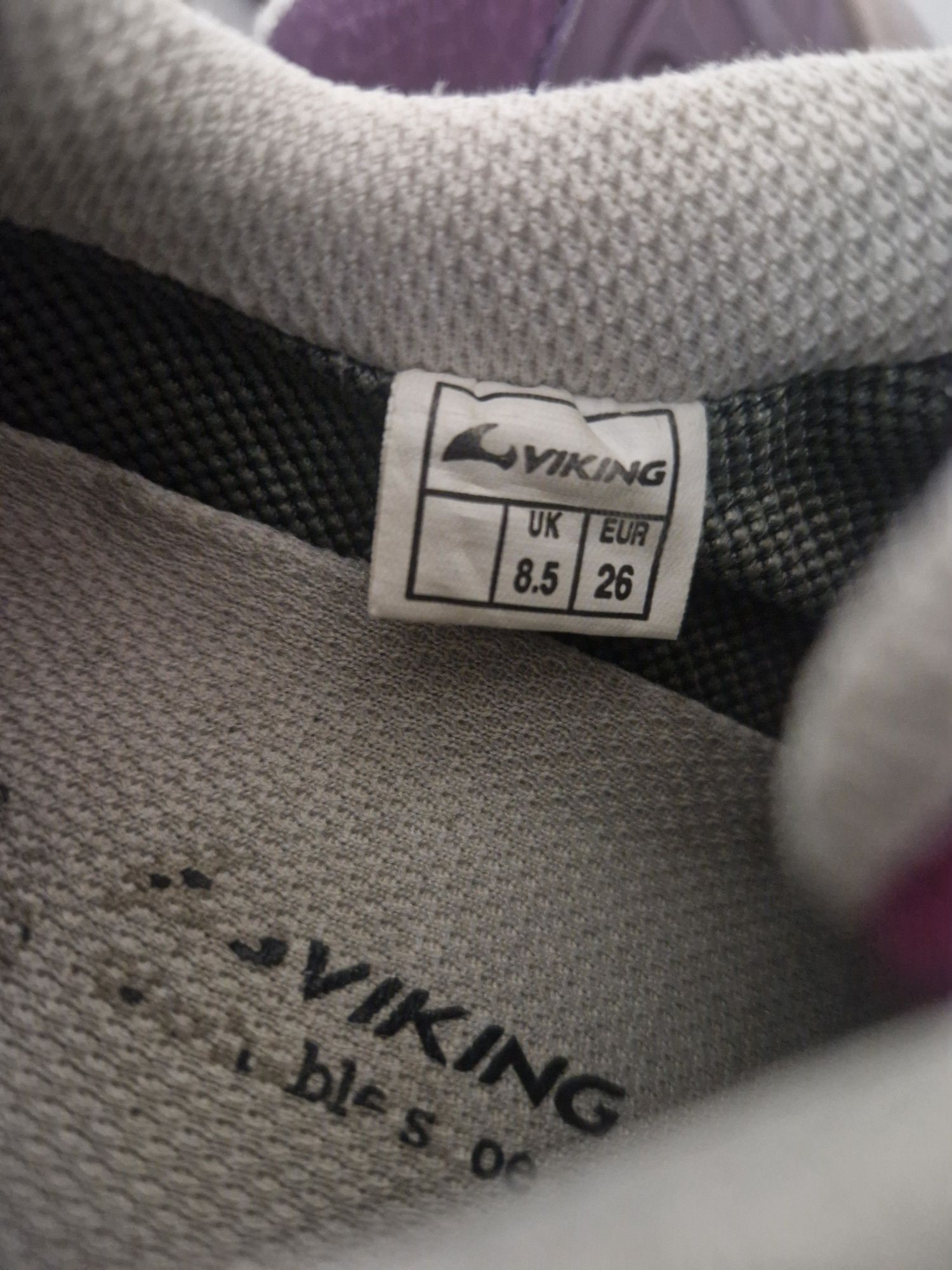 Buty dziewczęce sneakersy Viking r. 26 - 16 cm różowe fioletowe dzieci