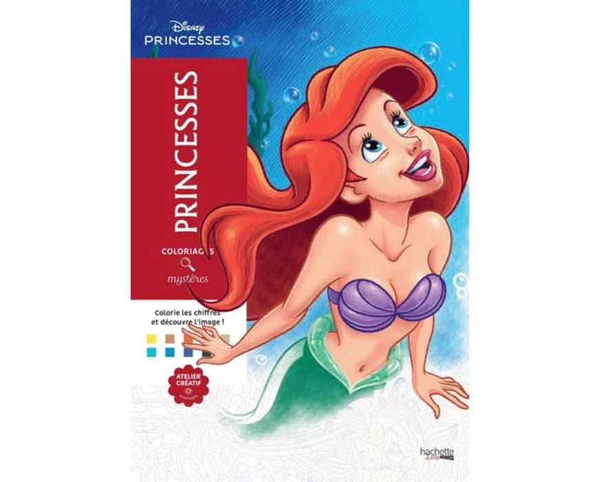 KOLOROWANKI DISNEY PRINCESSES 128 stron do kolorowania