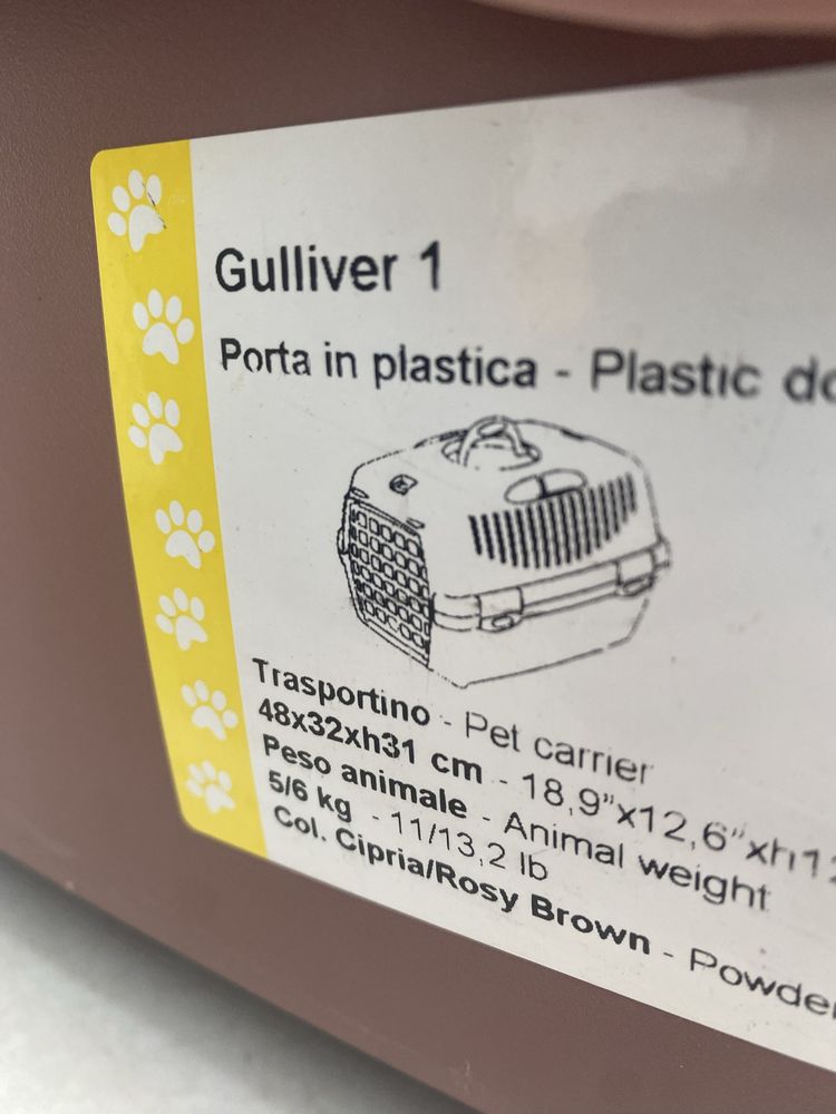 Caixa Transporte Gato: como nova!
