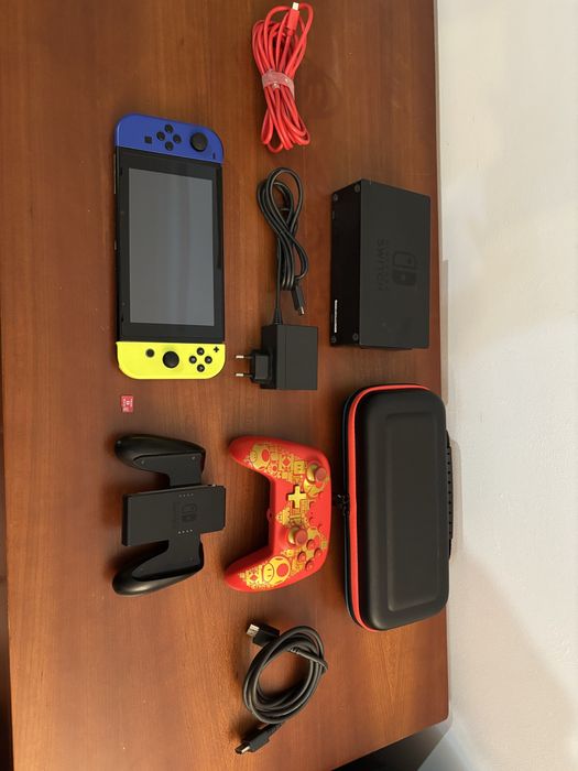 NintendoSwitch com acessórios