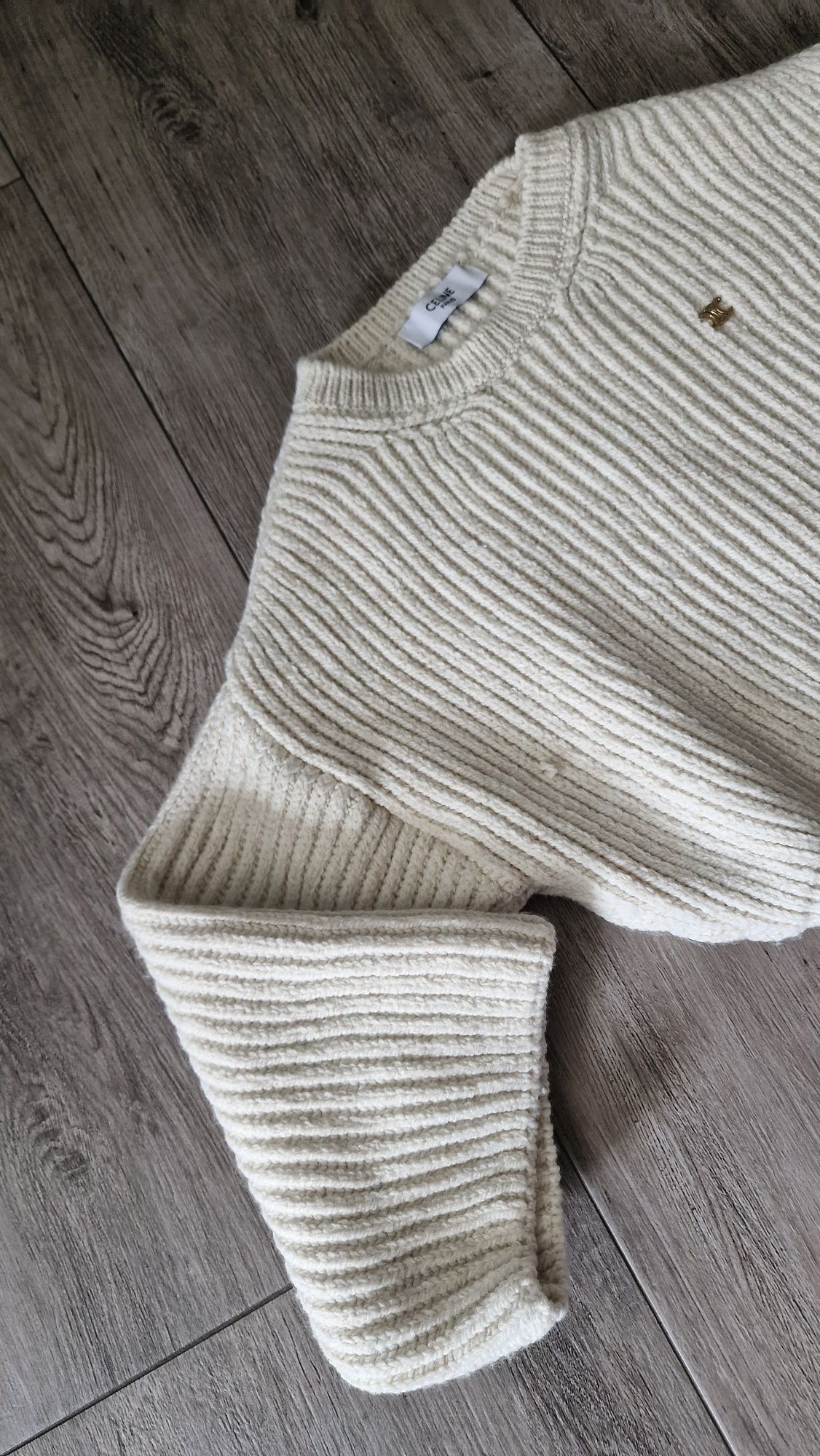Sweter Celine nietoperz