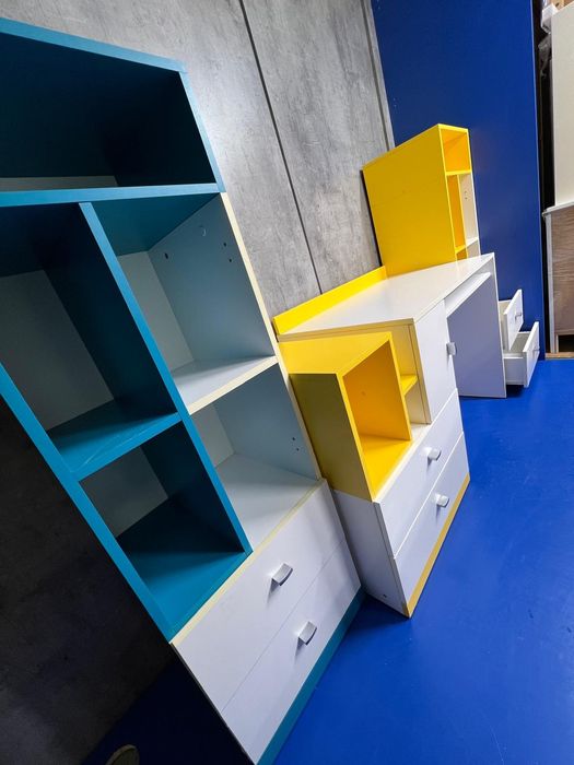 Zestaw mebli dziecięcych jak ikea Biurko + Dwa Regały *Dostawa Gratis*