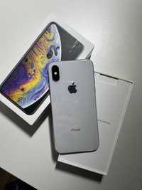 iPhone XS 256 Gb Silver + коробка + чохол