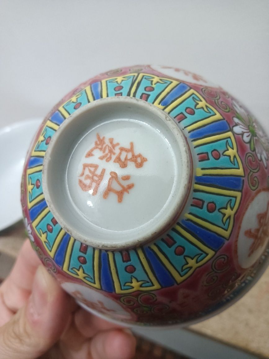 Tigelas chinesa, porcelana chinesa antiga. Antiguidade chinês