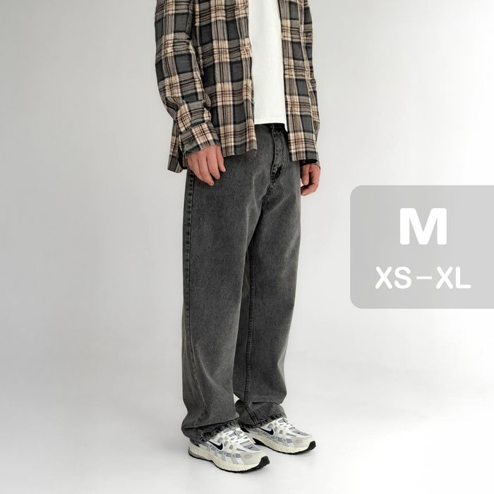 Джинси чоловічі baggy jeans, широкие джинсы мужские реп rap sk8 M