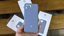 New Чохол Google Pixel 4 Fabric Case оригінал Blue-ish Чехол