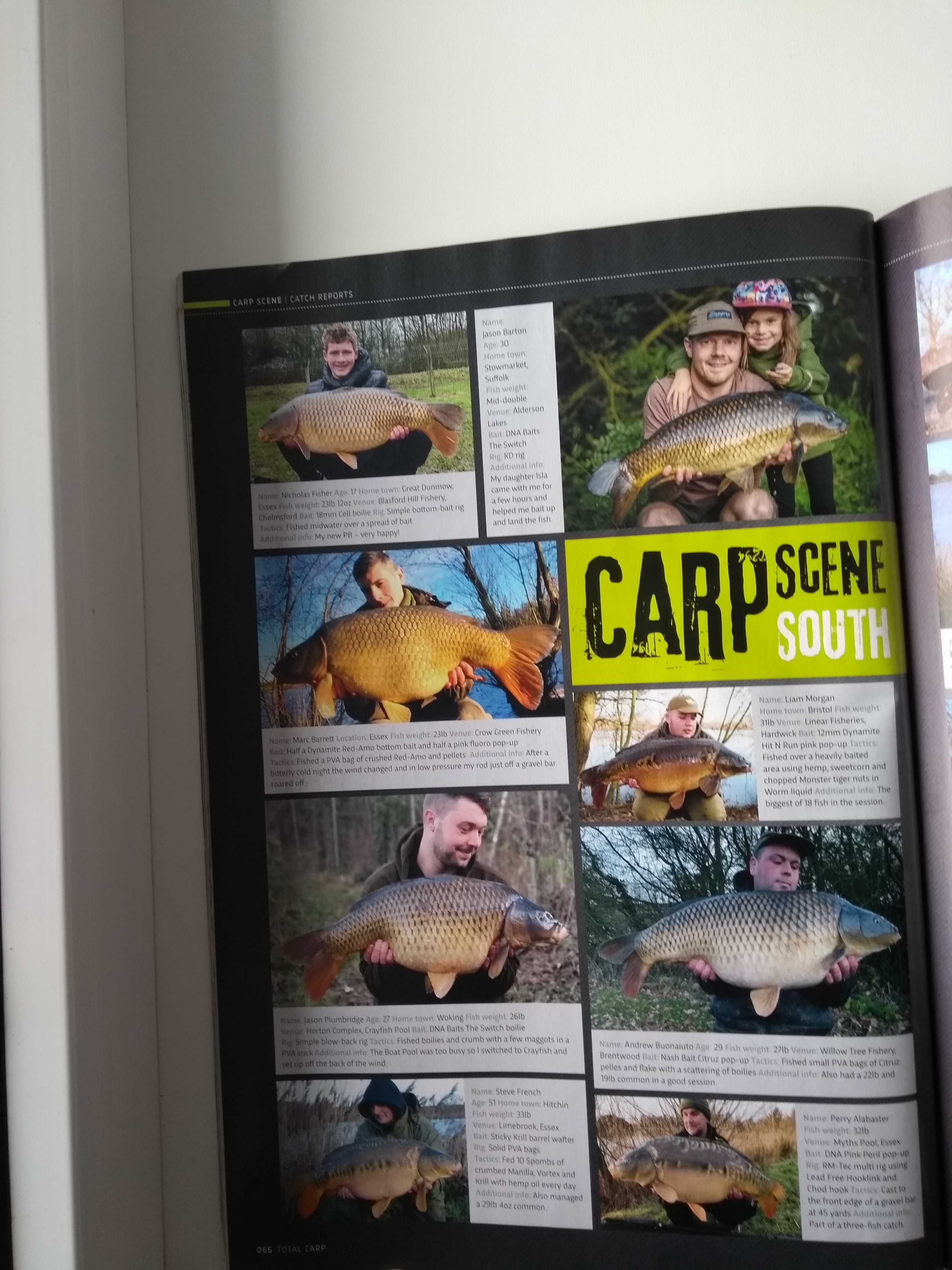 Англійський журнал про рибалку Total Carp квітень 2019