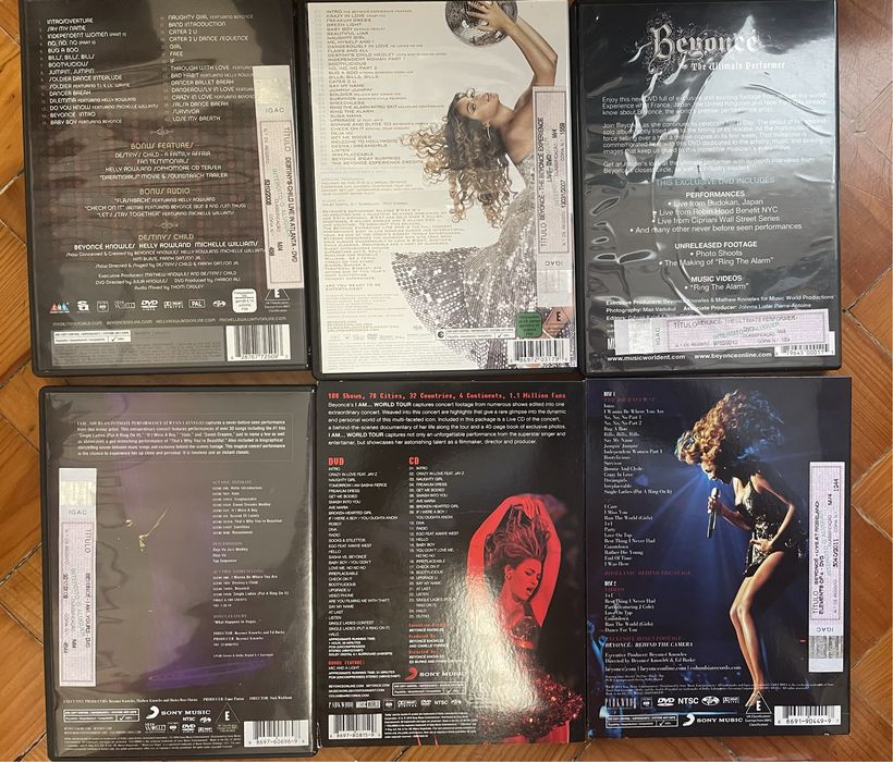 Cd’s e DVD’s musicais Beyonce