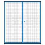 moskitiera siatka do okna czarna + taśma 150x180cm