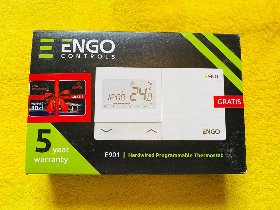 Engo E901 regulator temperatury pokojowy przewodowy