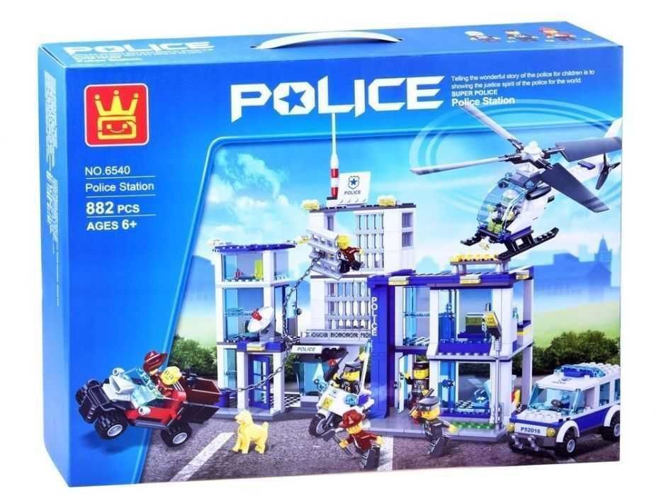 Klocki dla dzieci POLICJA posterunek policji Komisariat