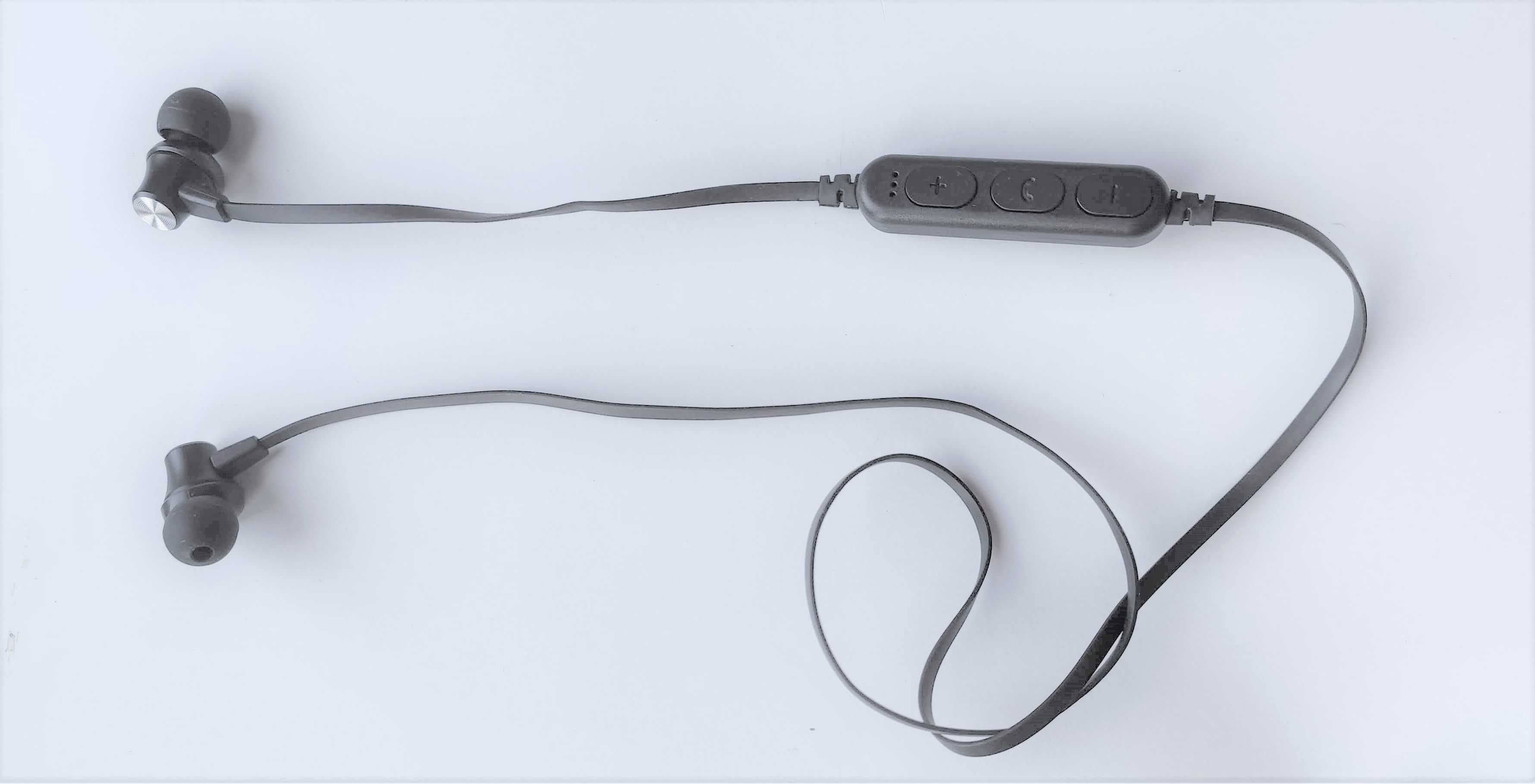 Auriculares magnéticos Bluetooth MS-T2 com leitor cartões microSD