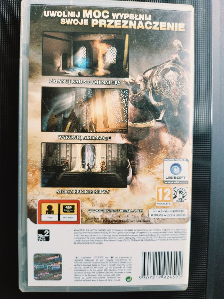 Prince of Persia Zapomniane Piaski PSP