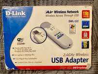 D-Link DWL-122 Adapter bezprzewodowy USB; 2.4GHz Wireless USB Adapter