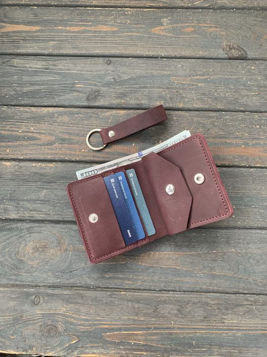 Гаманець шкіряний, Портмоне Ручна робота, Кошелек, кожаный.Для карток