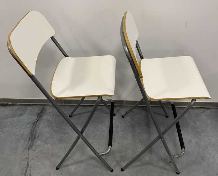 Hokery taborety 2x Ikea 101.992.17 Franklin+ stolik Ikea BILLSTA 18260