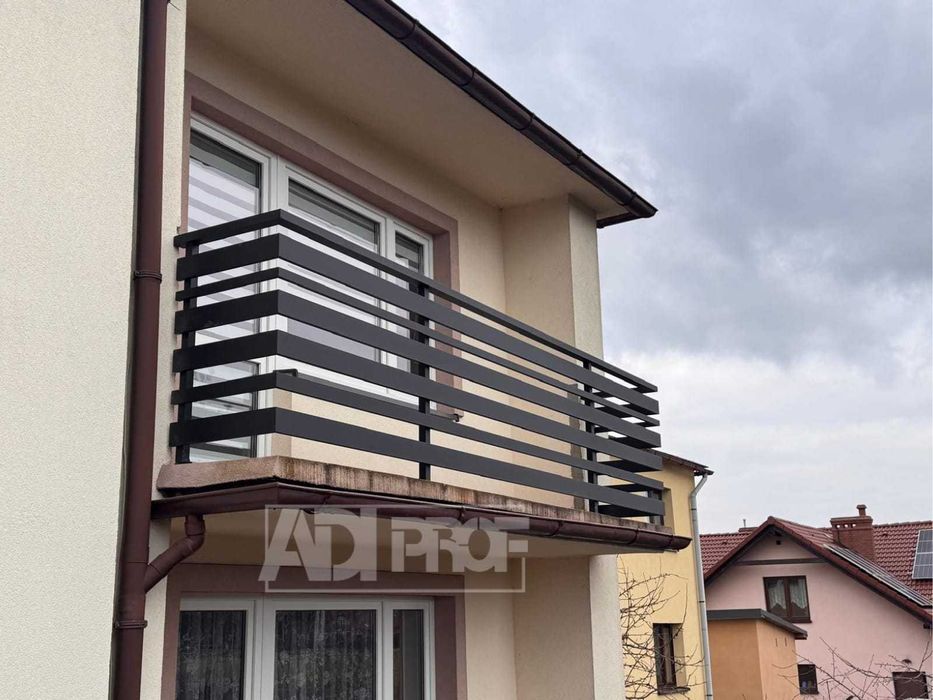 Balustrada Balkonowa, Balkon Francuski Balustrady Aluminiowe