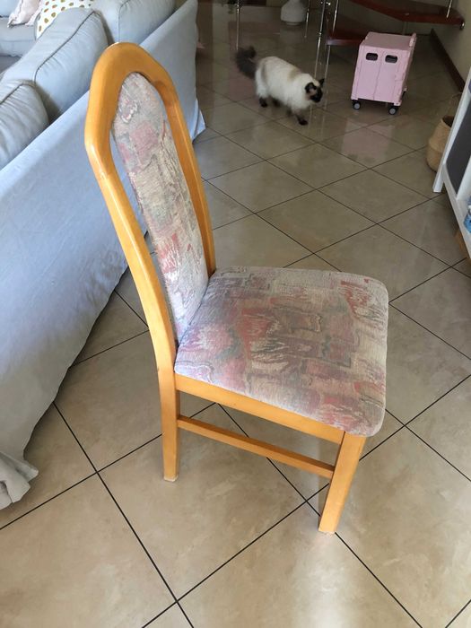 Stół z krzesłami Swarzędzkie Fabryki Mebli