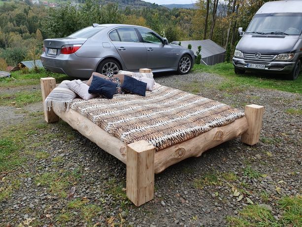 Łóżko drewniane solidne producent dostawa