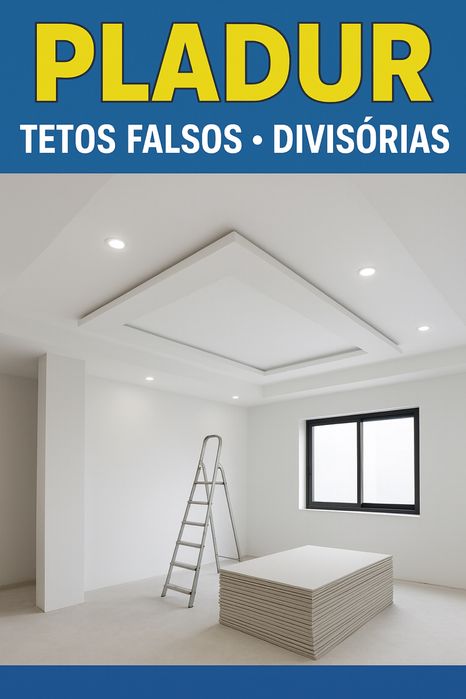 Pladur - Tectos Falsos - Paredes - Pinturas - Estuque - Barramento