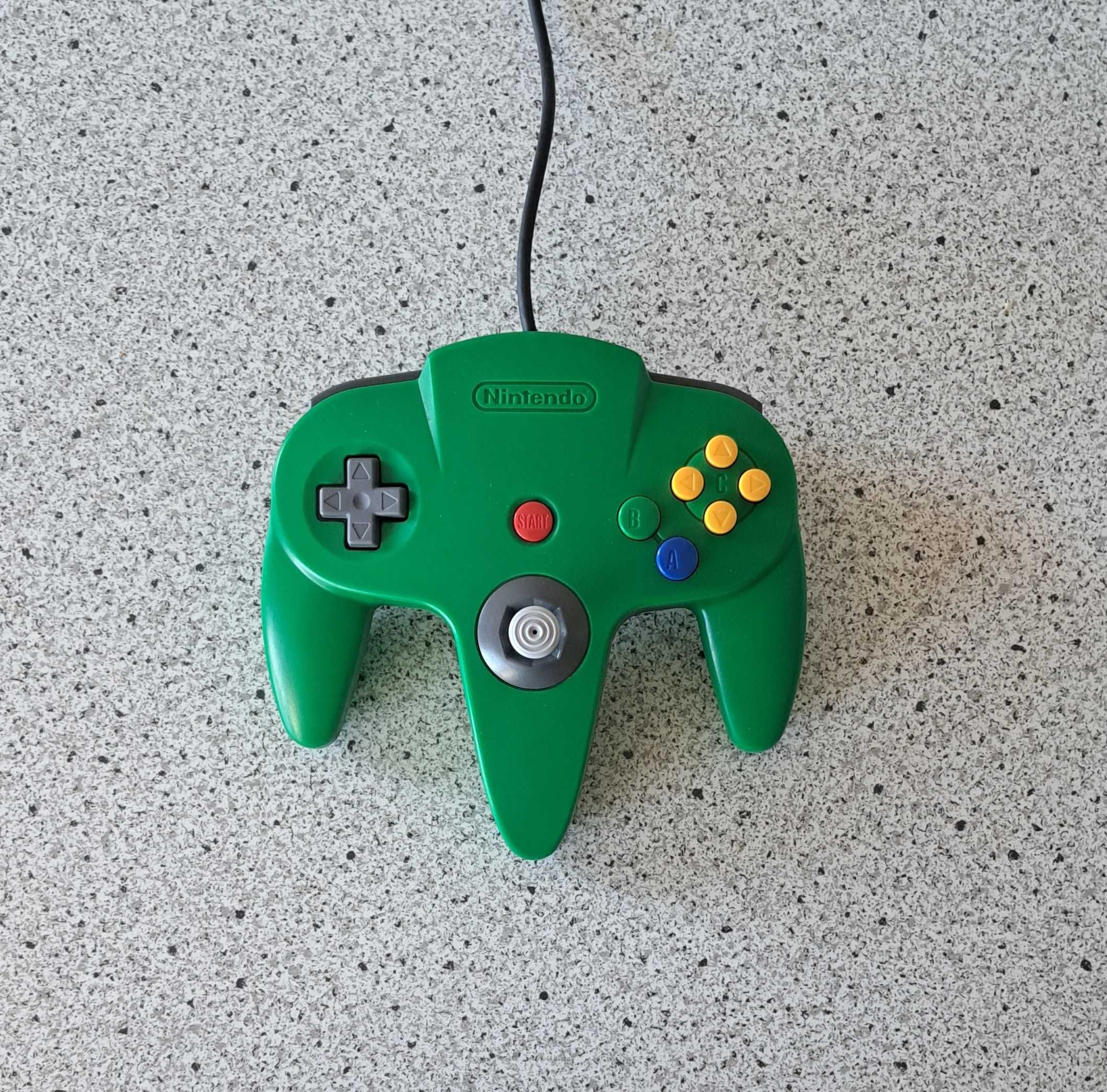 Kontroler N64, Nintendo 64, oryginalny, zielony