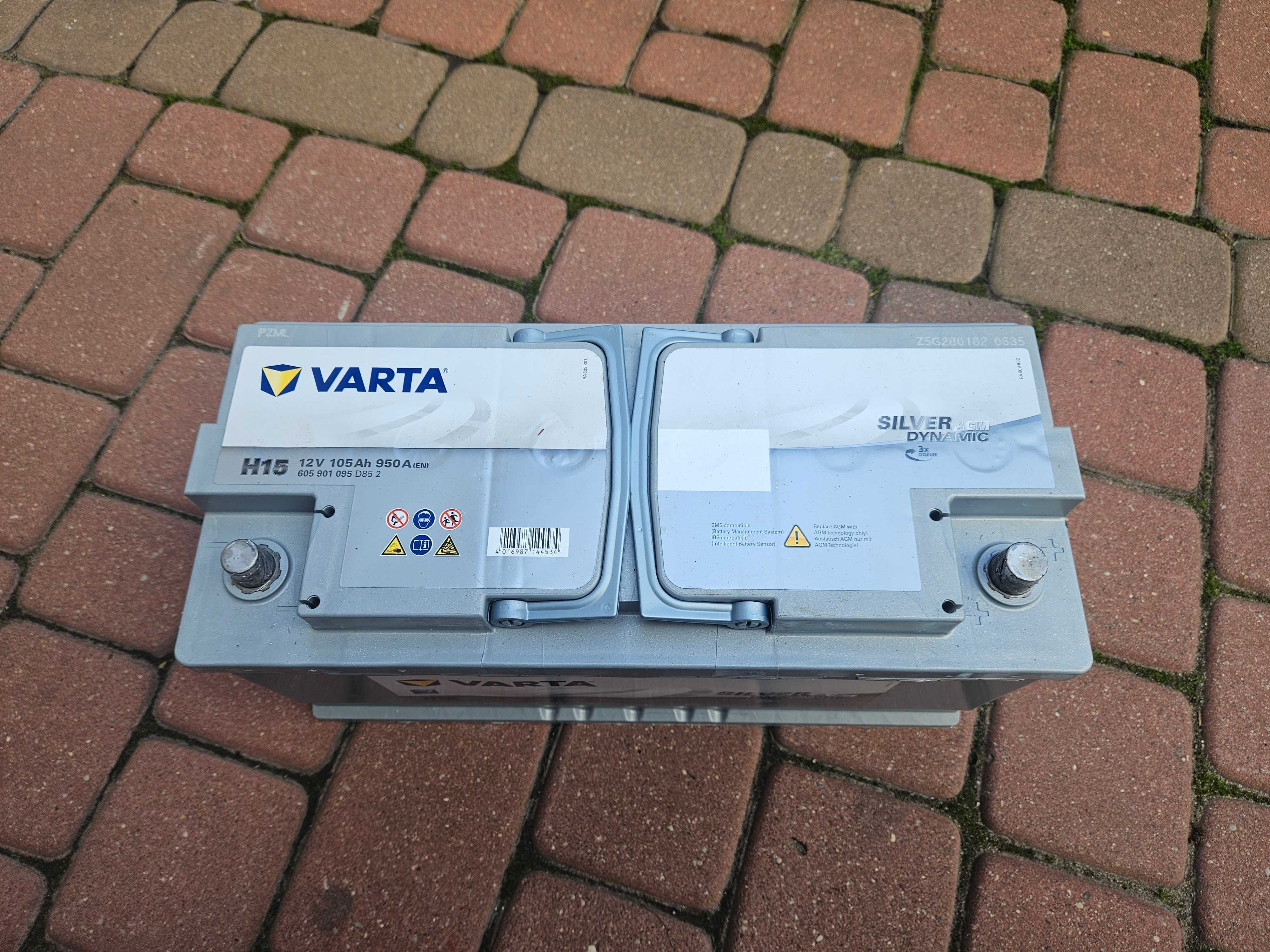 Akumulator VARTA Silver Dynamic AGM 12V 105Ah 950A
