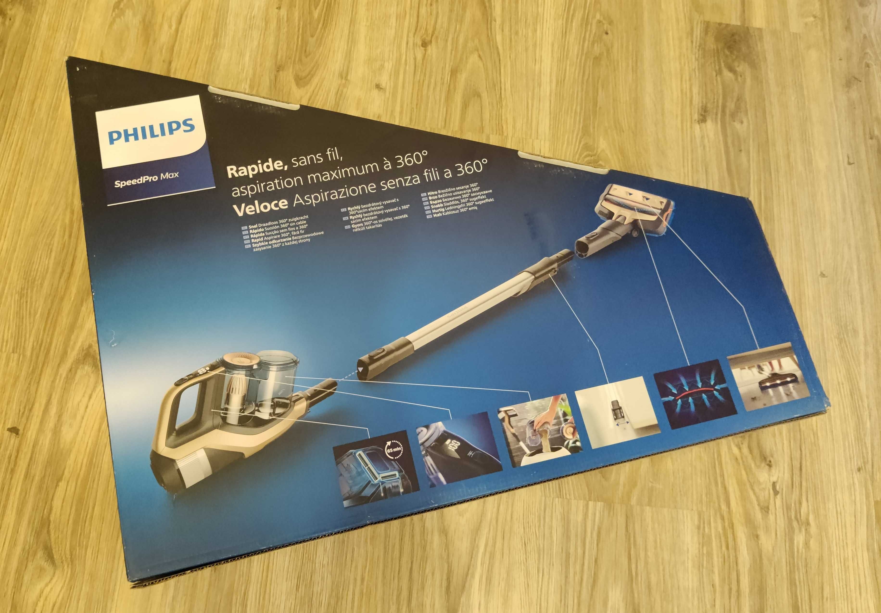 Odkurzacz pionowy Philips SpeedPro Max FC6826/01 900W 0,6l NOWY