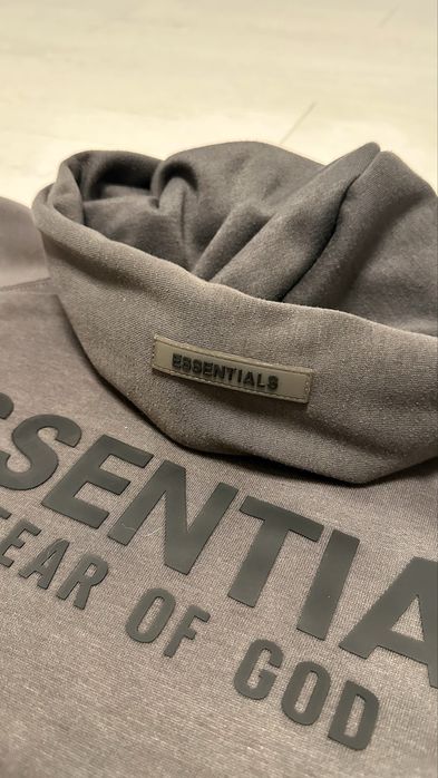 Худі ESSENTIALS Fear Of God opium drip худи кофта зипка зип эссеншиал