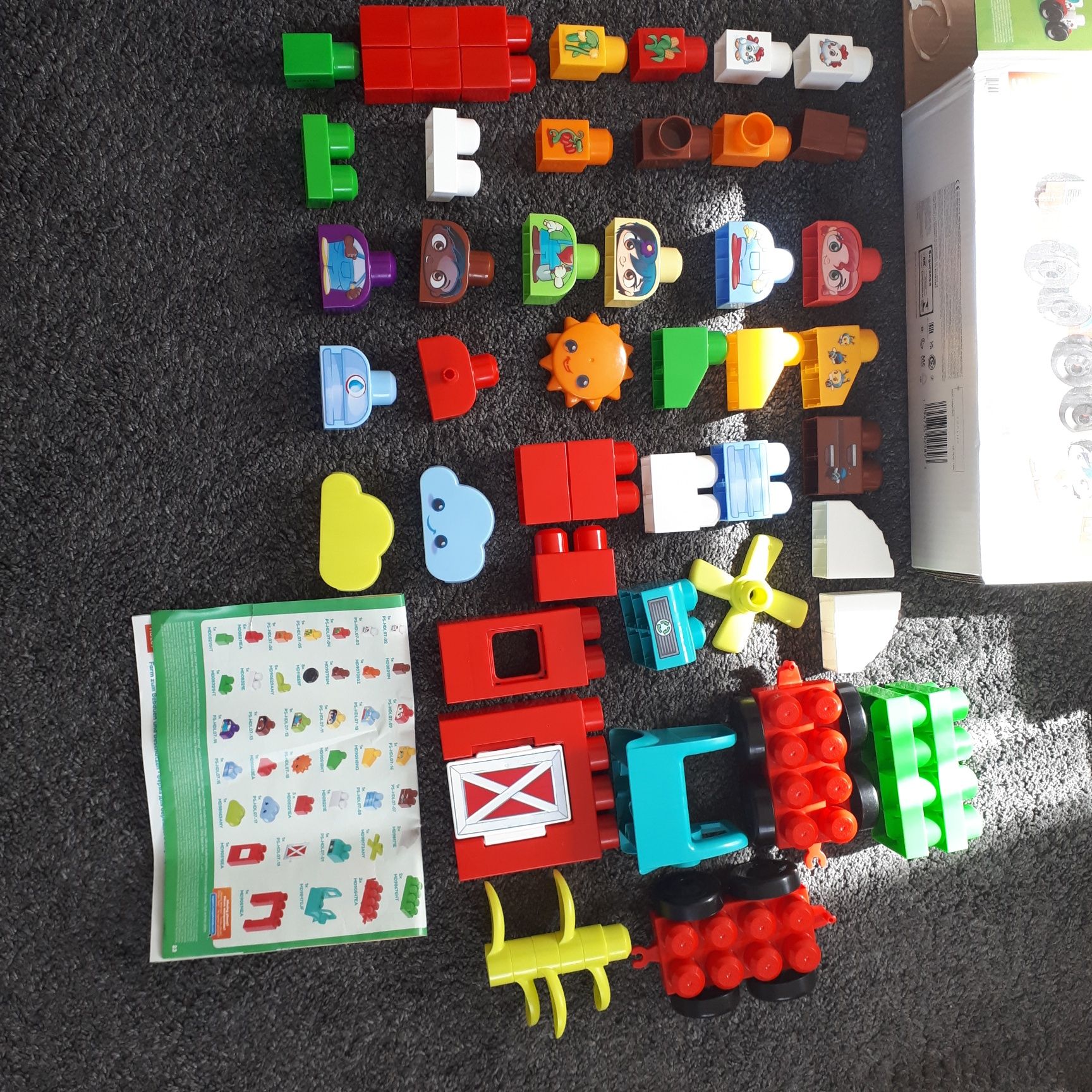 Mega bloks green town duplo farma traktor fisher price