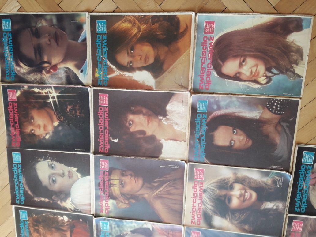 Stare gazety zwierciadło 17 sztuk lata 1983/1984