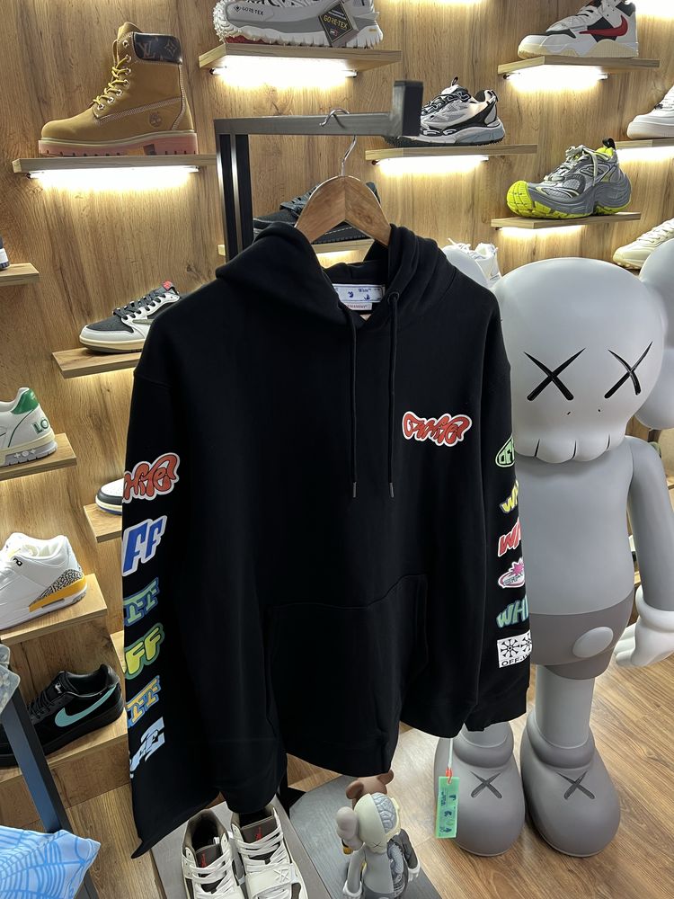 Худі Off-White Graphic Print Black