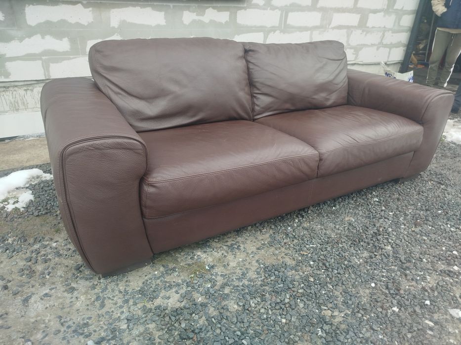 Шкіряний диван, натуральної шкіри! Доставка!