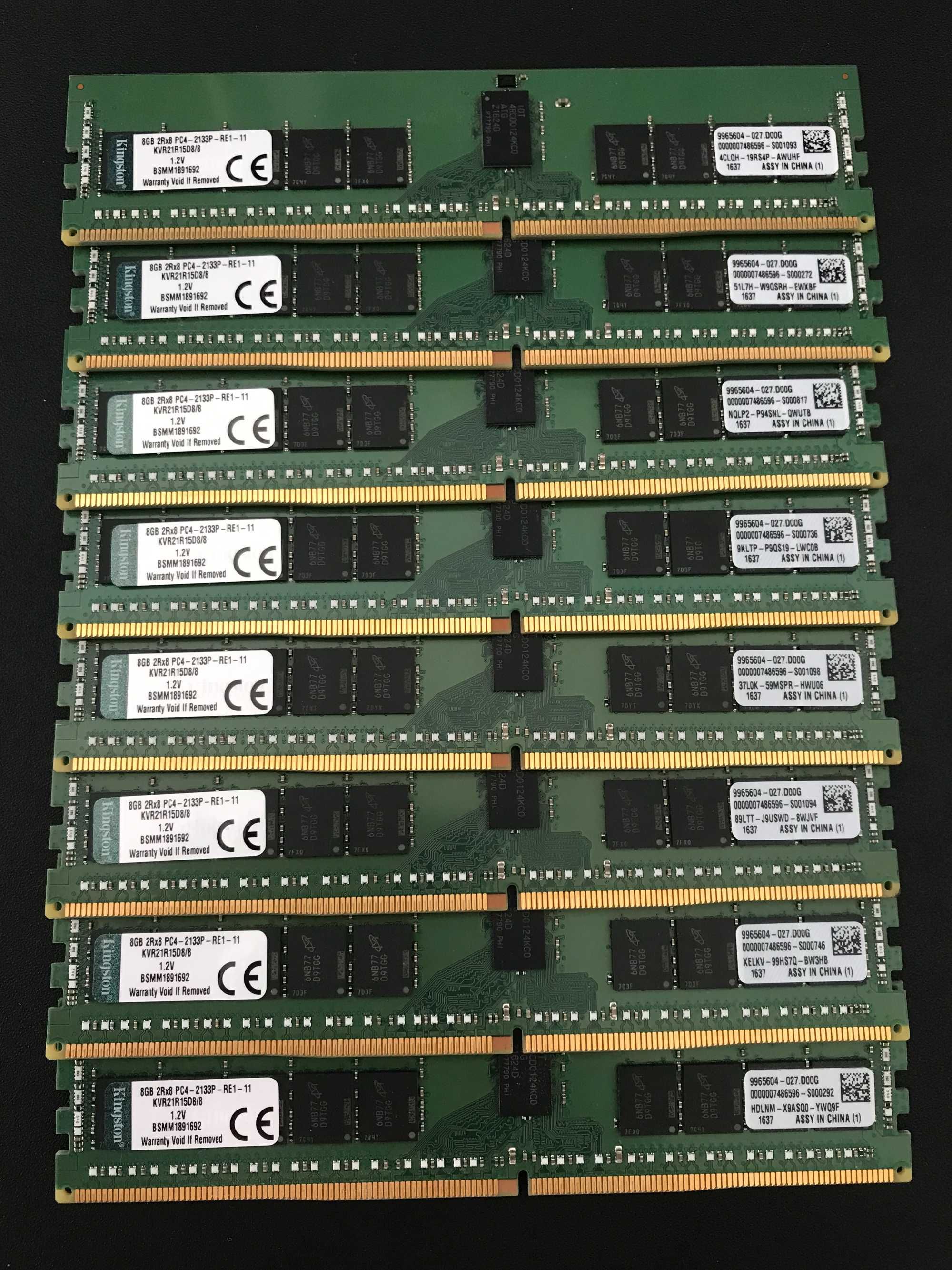 Оперативна память серверна DDR4 Kingston 8gb ECC Registered