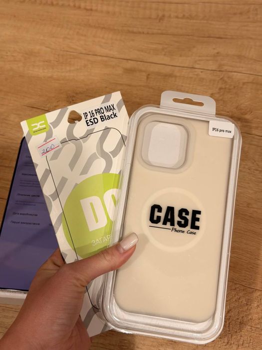 iphone 16 Pro Max White Titan 256 GB E-Sim , 96% акамулятор