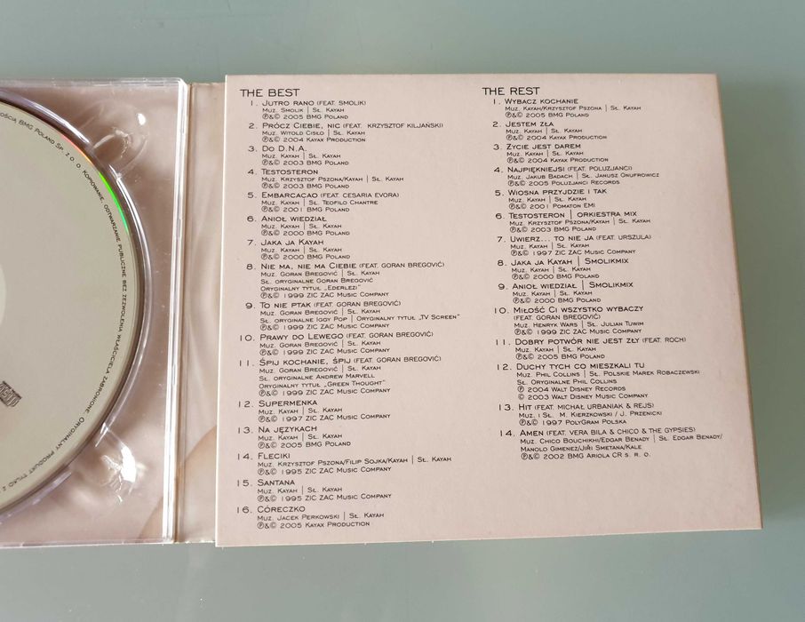 Płyta CD / album Kayah - The Best & the Rest (pierwsza edycja)