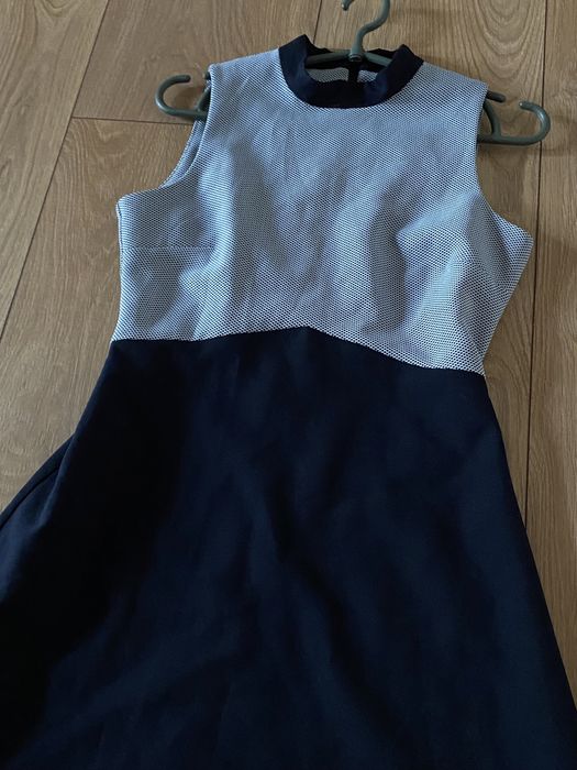 Сукня плаття в діловому стилі темно синього кольору