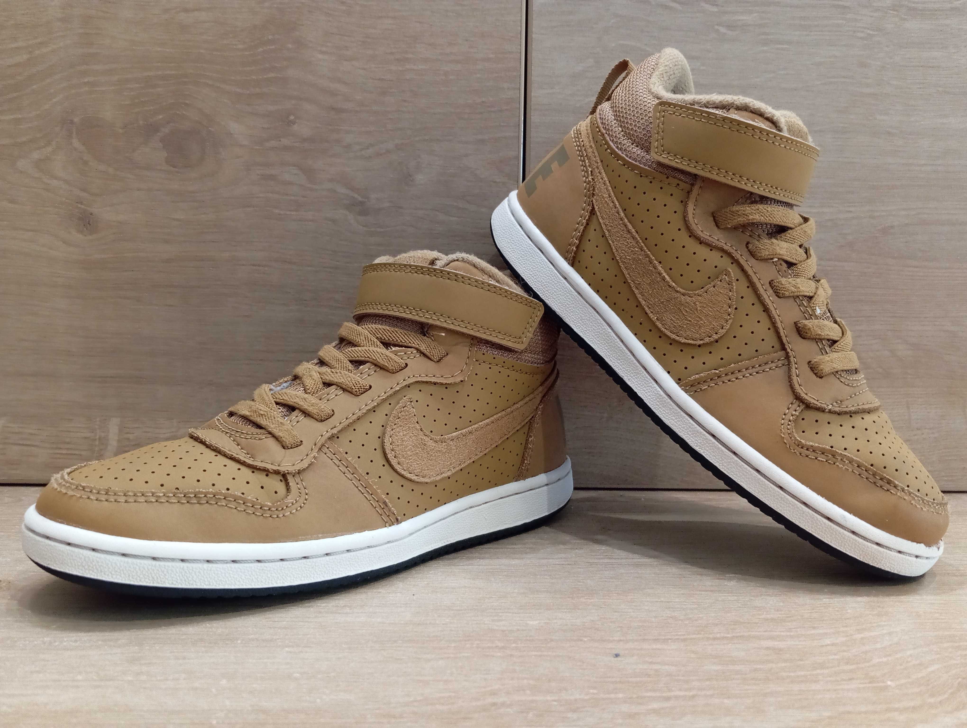 NIKE Court Borough Mid (PSV) Sneakersy Dziecięce Rozm.31,5 /19,5cm