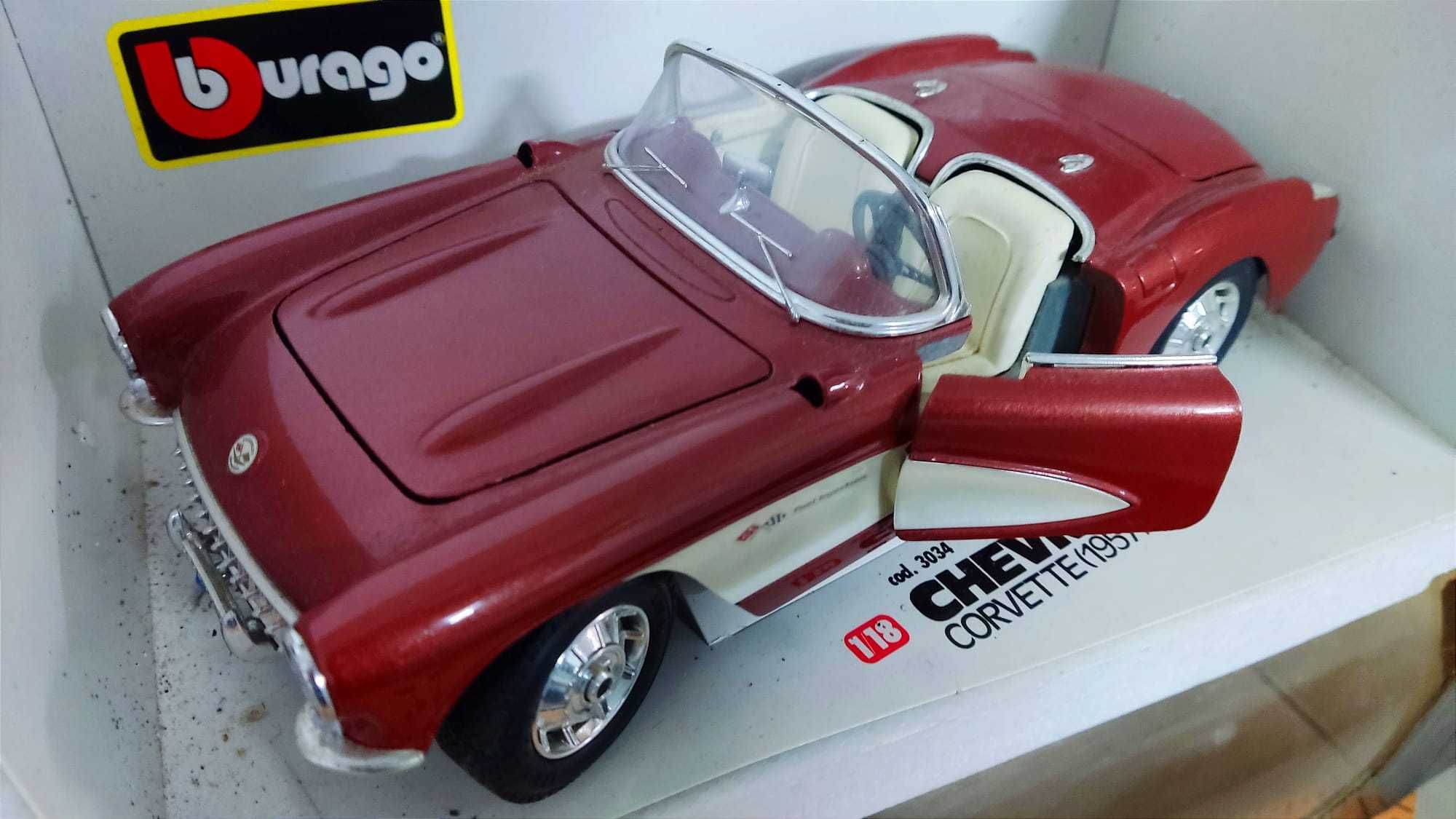 BURAGO 1/18 3034 - Chevrolet Corvette Spider 1957 - 1/18