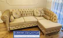 PRODUCENT Naroznik chesterfield glamour kryształki NR.411