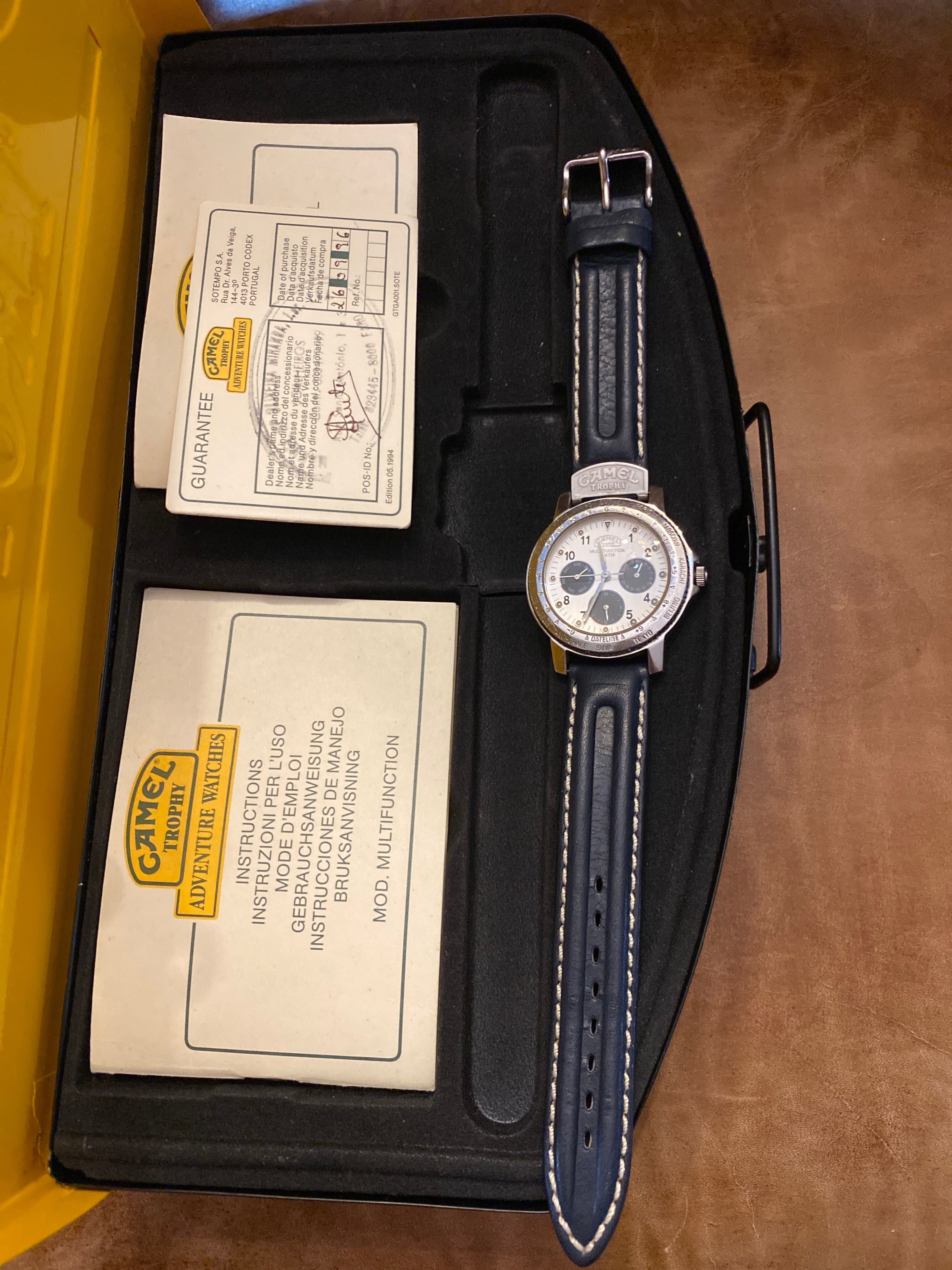 Relógio Camel Trophy Novo edição Limitada estojo Papeis compra