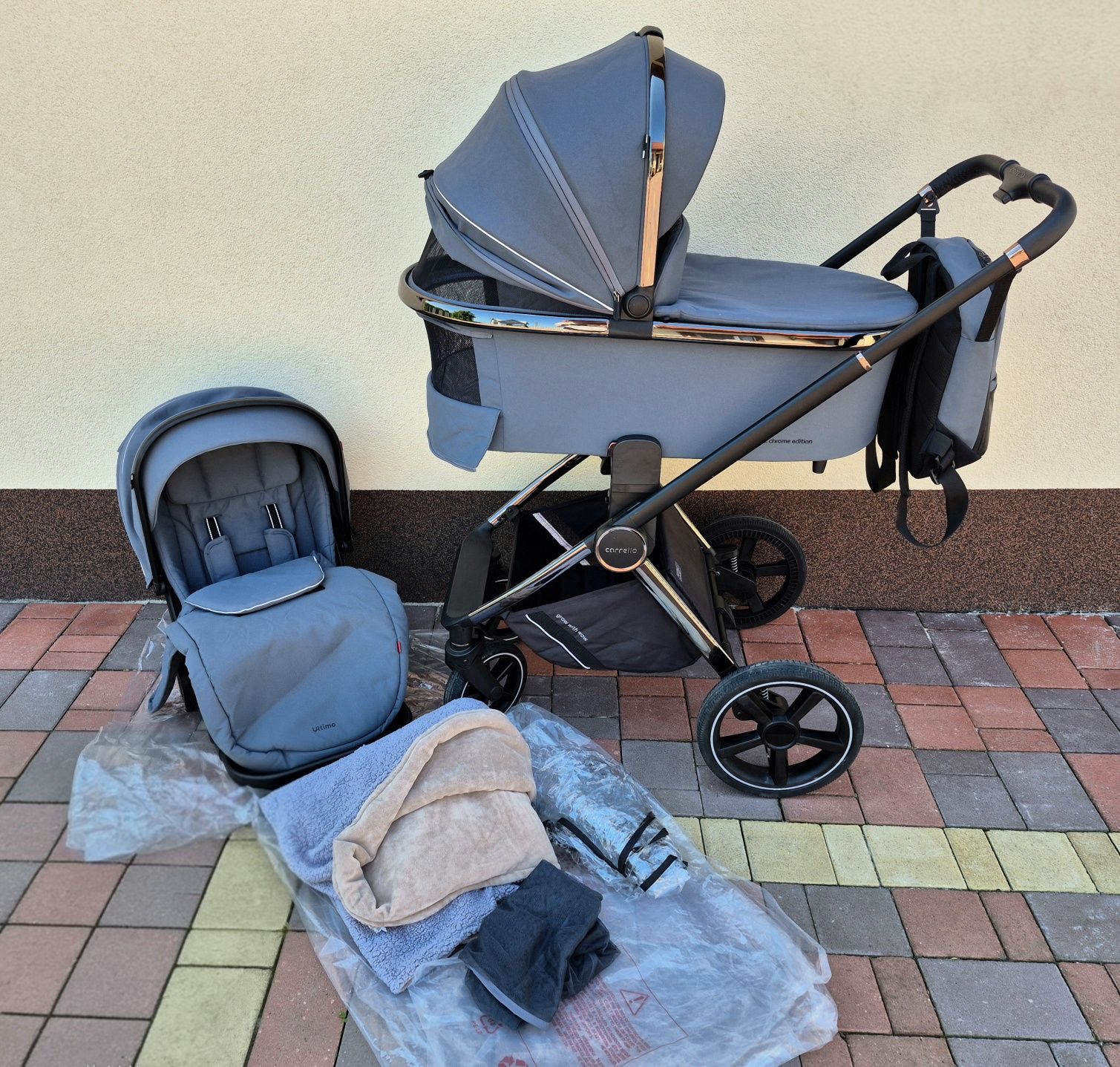 Carrello Ultimo 2в1 з хромованим шасі