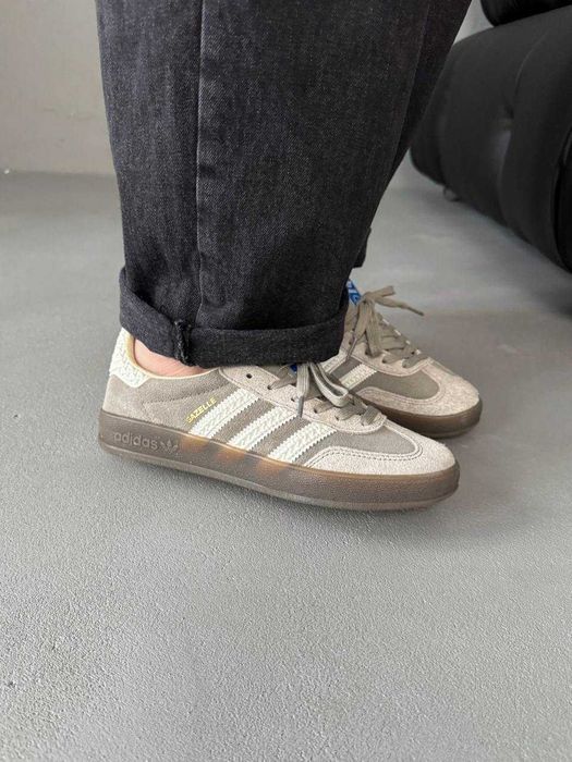 Кросівки Adidas Gazelle Beige/White premium