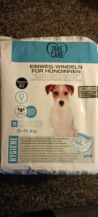 Pieluchy dla pieska seniora