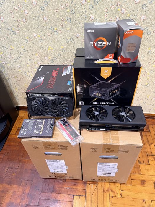 Компьютер Ультра ігровий Ryzen 5+16ddr+m2 ssd+XFX RX 5700 xt