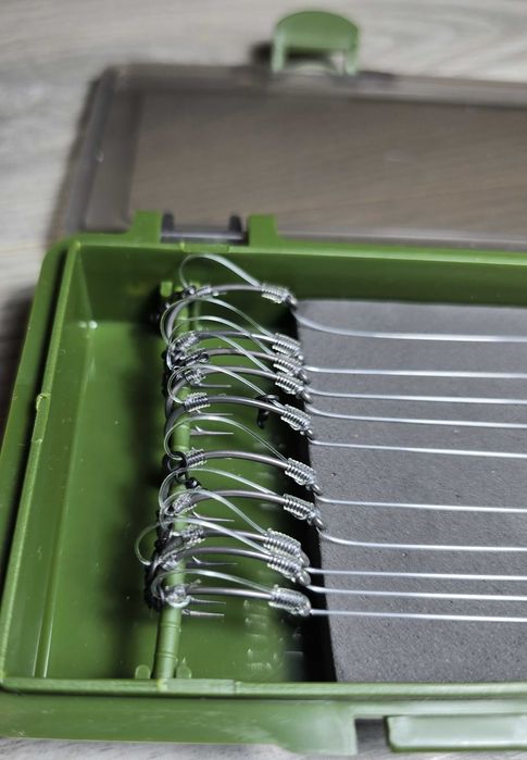 Przypon IQ D'RIG zestaw 10szt w piórniku! NASH, KORDA !Szybka wysyłka!