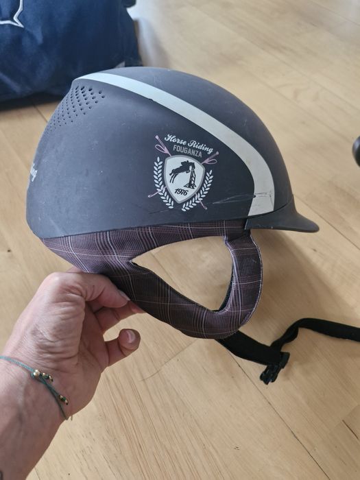 Kask do jazdy konnej fouganza M