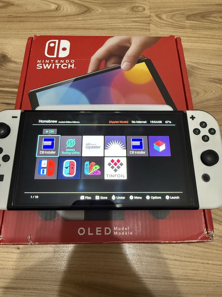 Przerobiona Nintendo Switch Oled 256gb CFW Atmosphere Hekate Picofly