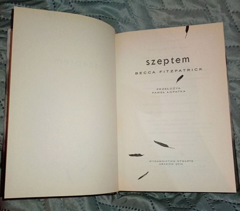 Książka Becca Fitzpatrick, Szeptem