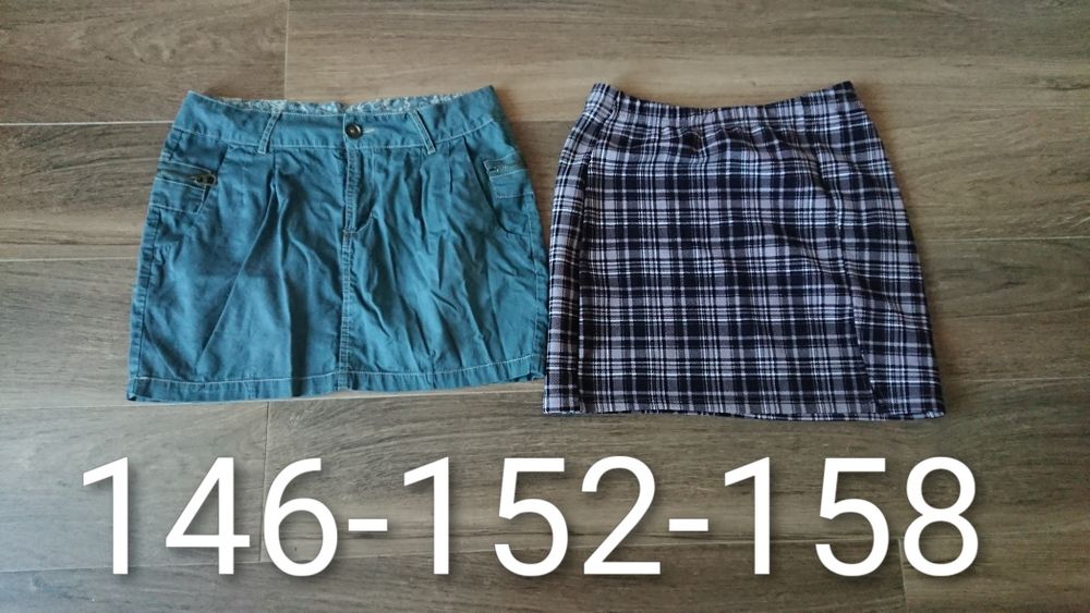 2szt spódniczki rozmiar 146-158